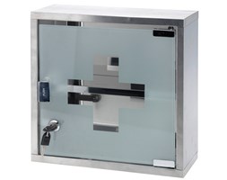 Szafka medyczna, metalowa apteczka - 2 poziomy