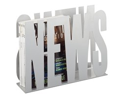 Metalowy gazetnik NEWS, stojak na gazety, ZELLER