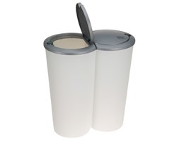Podwójny kosz na śmieci - 2 x 25 l