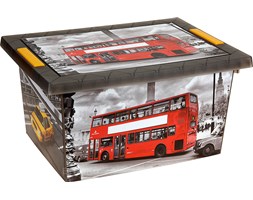 Plastikowy pojemnik LONDON z pokrywą