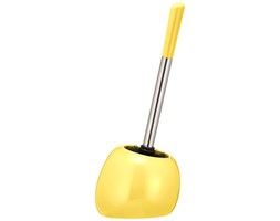 Pojemnik na szczotkę POLARIS YELLOW + szczotka WC, WENKO