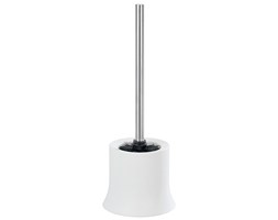 Pojemnik na szczotkę BASIC WHITE + szczotka WC, WENKO