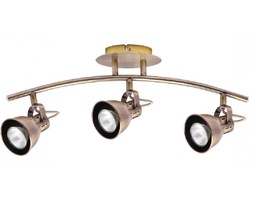 BOLZANO listwa 3 x 50W GU10 Light Prestige LP-8067/3W patyna