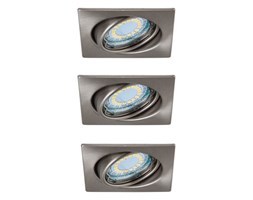 CRISTALDREAM LED zestaw opraw wpuszczanych, oczek 3 x 4,5W GU10 LED 360lm, 3000K (srebrny) SPOT LIGHT 2305329