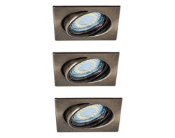 CRISTALDREAM LED zestaw opraw wpuszczanych, oczek 3 x 4,5W GU10 LED 360lm, 3000K (złoto) SPOT LIGHT 2305311