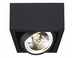 CUBE oprawa stropowa natynkowa 1 x 50W QR111 (czarna) KASPA 70357102