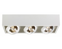 CUBE oprawa stropowa natynkowa 3 x 50W QR111 (biała) KASPA 70353301