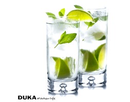 Zestaw 6 wysokich szklanek 300 ml