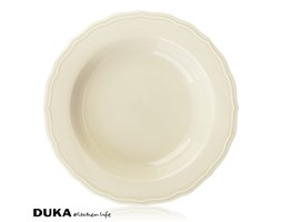 Talerz głęboki 23 cm beżowy