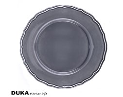 Talerz płytki 22 cm grafitowy