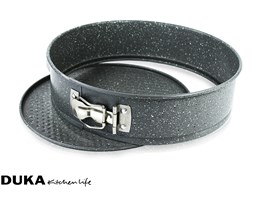 Tortownica ze stali węglowej 24x7 cm szara