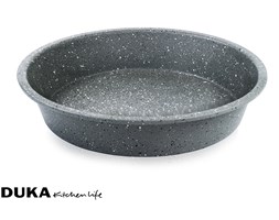 Forma do pieczenia ze stali węglowej 24x5 cm szara