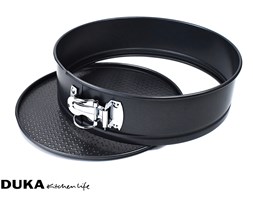 Tortownica ze stali węglowej 18x7 cm czarna