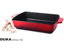 Żeliwna forma do pieczenia 30x21 cm czerwona