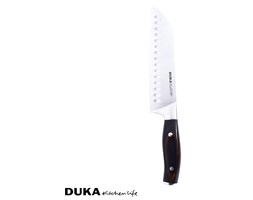 Nóż Santoku z drewnianą rączką 18 cm