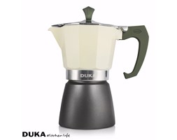 Kawiarka na 6 filiżanek kremowa