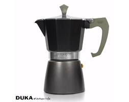 Kawiarka na indukcję 6 filiżanek czarna