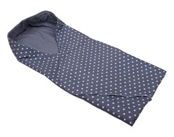 Little Dutch - Rożek niemowlęcy - Grey With White Star