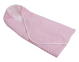 Little Dutch - Rożek niemowlęcy - Pink With White Star