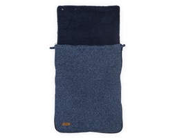 Jollein - Śpiworek zimowy do fotelika samochodowego / do gondoli Stonewashed Granatowy 0 - 12 miesięcy