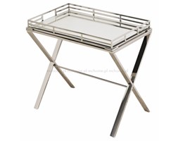 BAREK METALOWY BLAT SZKLANY " LIFE STYLE " 55 x 57 x 37 cm