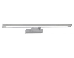 SHINE SILVER kinkiet 1 x 7W LED podłużny plaski ledowy design MILAGRO 030