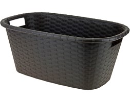 Prostokątny kosz na pranie, bieliznę, ubrania, 35 l