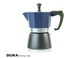 Kawiarka na 3 filiżanki błękitna