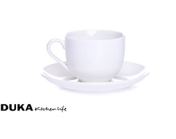 Filiżanka do espresso porcelanowa ze spodkiem 130 ml
