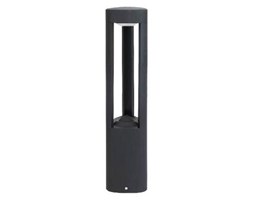 FAN lampa stojąca 1 x 11W GX53 CFL zewnętrzna słupek ogrodowy nowoczesny design metalowy szary SUMA GL11204
