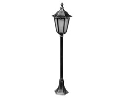 RETRO CLASSIC lampa stojąca 1 x 60W E27 słupek ogrodowy metalowy czarny stylowy SUMA K 5002/3 (87 cm)