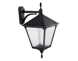 RETRO SQUARE kinkiet 1 x 60W E27 lampa ścienna zewnętrzna metalowa stylowa czarna duża SUMA K 3012/1/BD KW