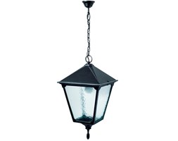 RETRO SQUARE lampa wisząca 1 x 60W E27 sufitowa metalowa czarna stylowa duża SUMA K 1018/1/BD KW