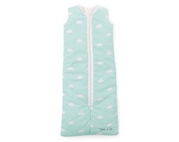 Śpiworek 90 cm snoozy clouds miętowy - Childhome