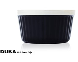 Ramekin ceramiczny 9 cm czarny