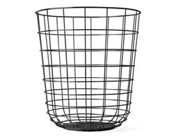 Kosz druciany Wire Bin Black - MENU - DECOSALON - Zakupy bez ryzyka