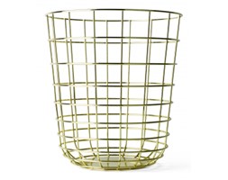 Kosz druciany Wire Bin Brass - MENU - DECOSALON - Zakupy bez ryzyka