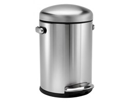 Kosz pedałowy RETRO 4.5L - stal matowa FPP - SIMPLEHUMAN - DECOSALON - Zakupy bez ryzyka