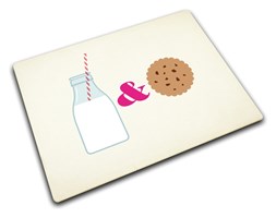 Podkładka szklana Milk & Cookies 40x30 cm - Joseph Joseph - DECOSALON - Zakupy bez ryzyka