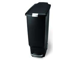 Kosz pedałowy SLIM 40L - czarny - SIMPLEHUMAN - DECOSALON - Zakupy bez ryzyka