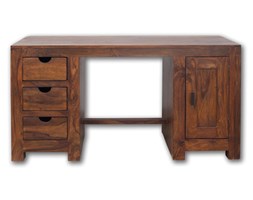 Biurko drewniane kolonialne (1+3, gł. 60cm) Oiled Matt