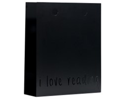 Gazetownik “I love reading“Gie El, czarny