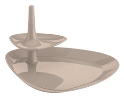 Taca na przekąski BETTY TRAY - kolor taupe, KOZIOL
