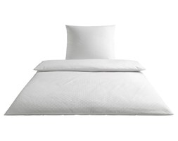Pościel satynowa Elegante Cronos White 100% bawełna