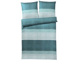 Pościel satynowa Joop! Sparkling Stripes Ocean 100% bawełna