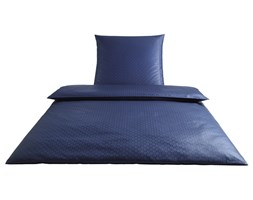 Pościel satynowa Elegante Cronos Navy 100% bawełna