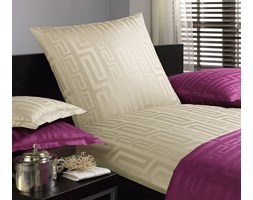 Pościel satynowa Elegante Charisma Cream 100% bawełna