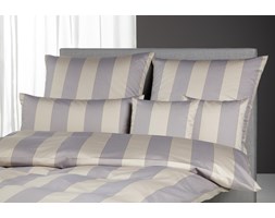 Pościel satynowa Elegante Blocstripe Beige 100% bawełna