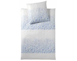 Pościel satynowa Elegante Summer Garden Blue 100% bawełna