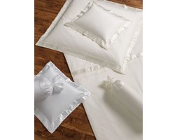 Pościel satynowa Elegante Saphir Ecru 100% bawełna